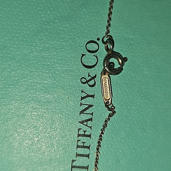 Tiffany & Co. Triple Key Motif Silver Gold Pendant Necklace Ag925 Au750 18in Lg - Picture 3 of 15